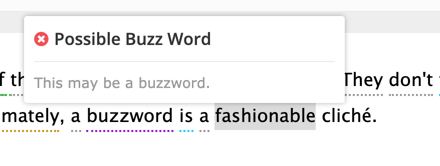 Buzzword detector | Readable, free readability test