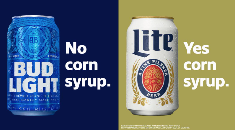Bud Lite ad 'No corn syrup, Yes corn syrup' | Readable, the ultimate readability tool