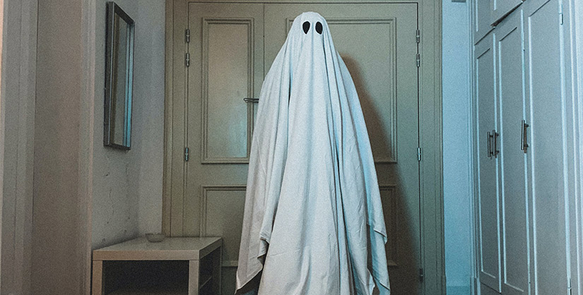 Person dressed as a ghost | Readable, news and views on language and writing